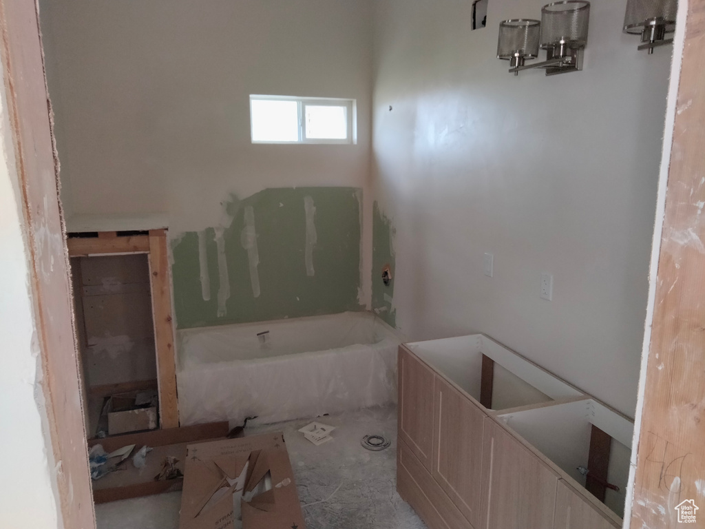 Bathroom featuring a bath
