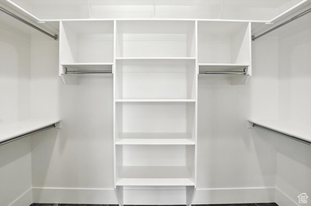 View of spacious closet