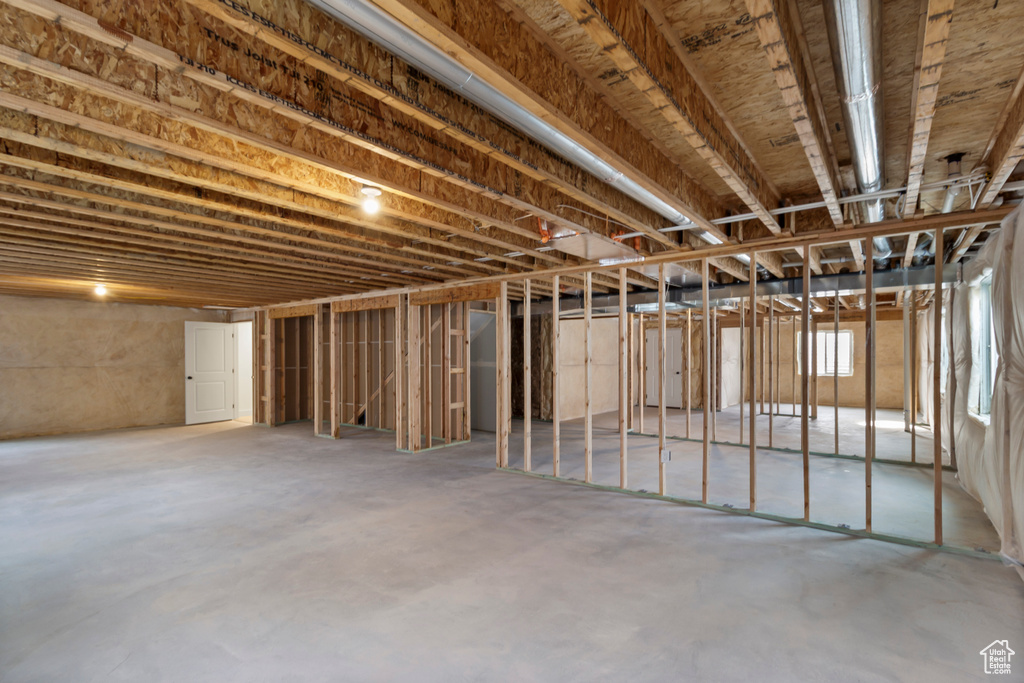 View of basement