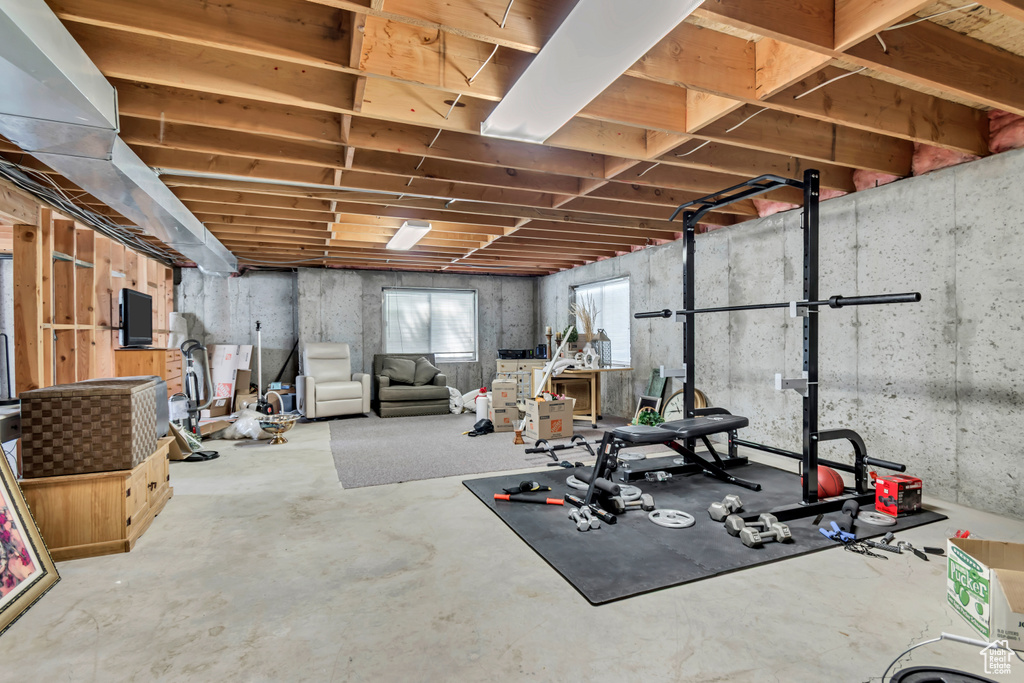 View of exercise area