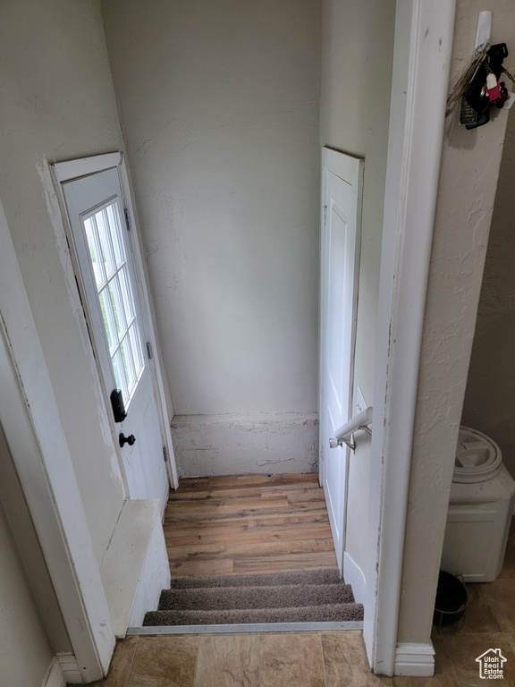 View of stairway