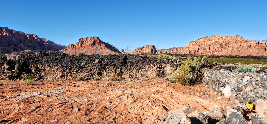 View of mountain backdrop