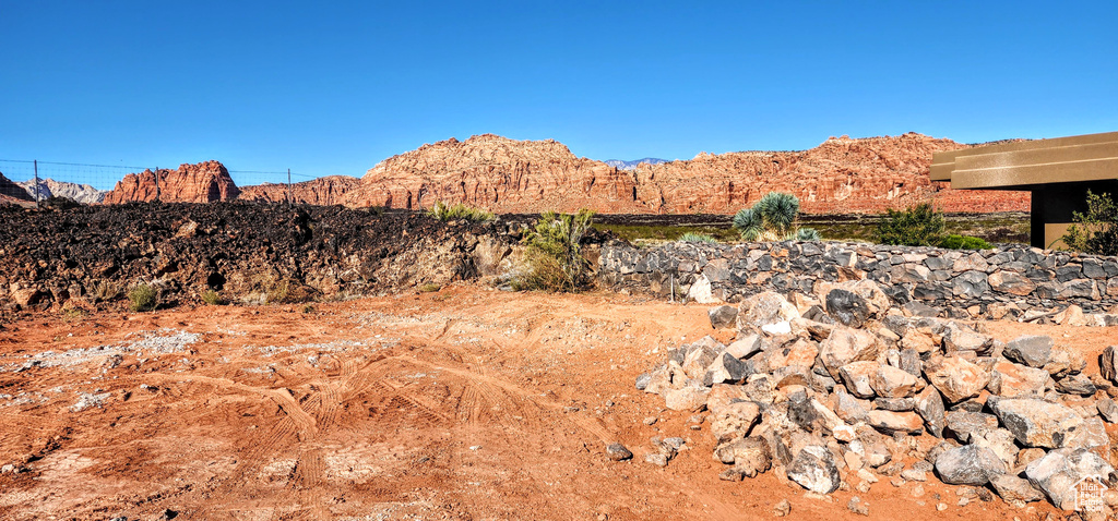 View of mountain backdrop