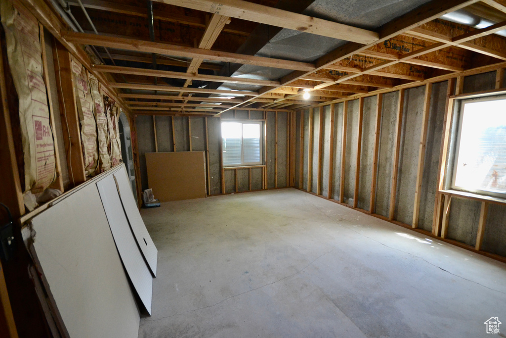View of basement