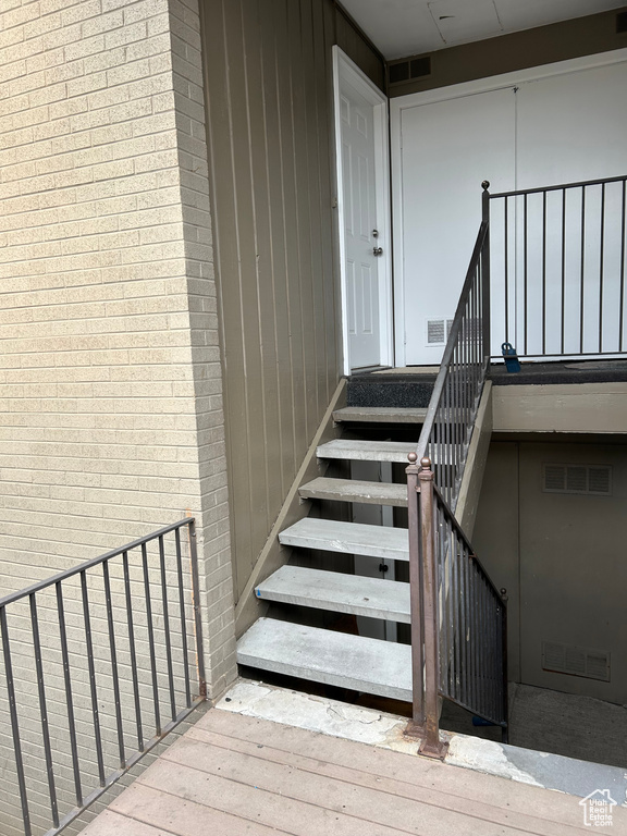 View of staircase