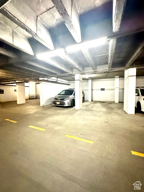 View of parking garage