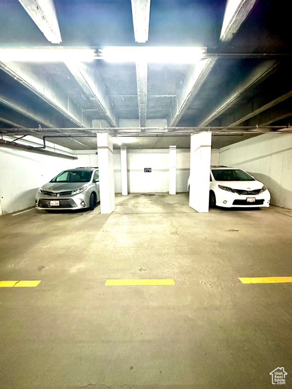 View of parking garage