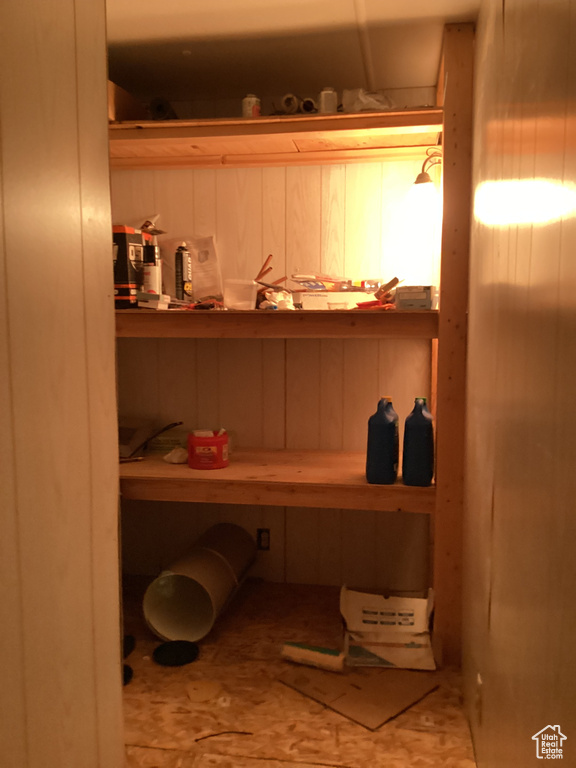 View of storage area