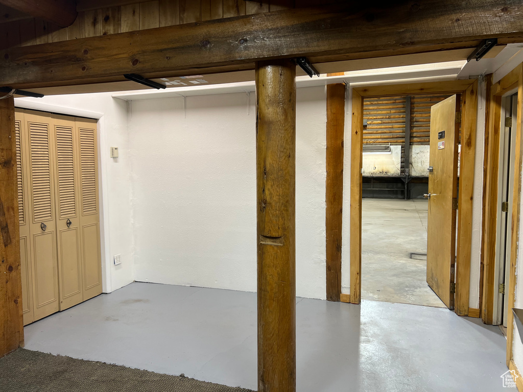 View of basement