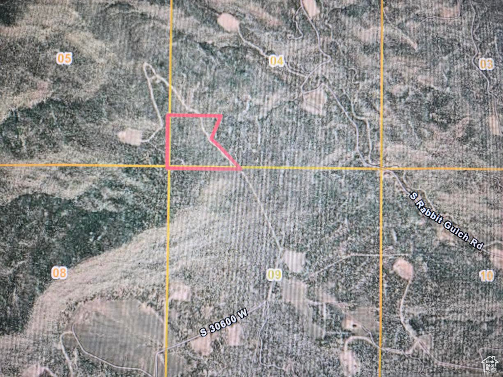 Map / location with property boundaries highlighted