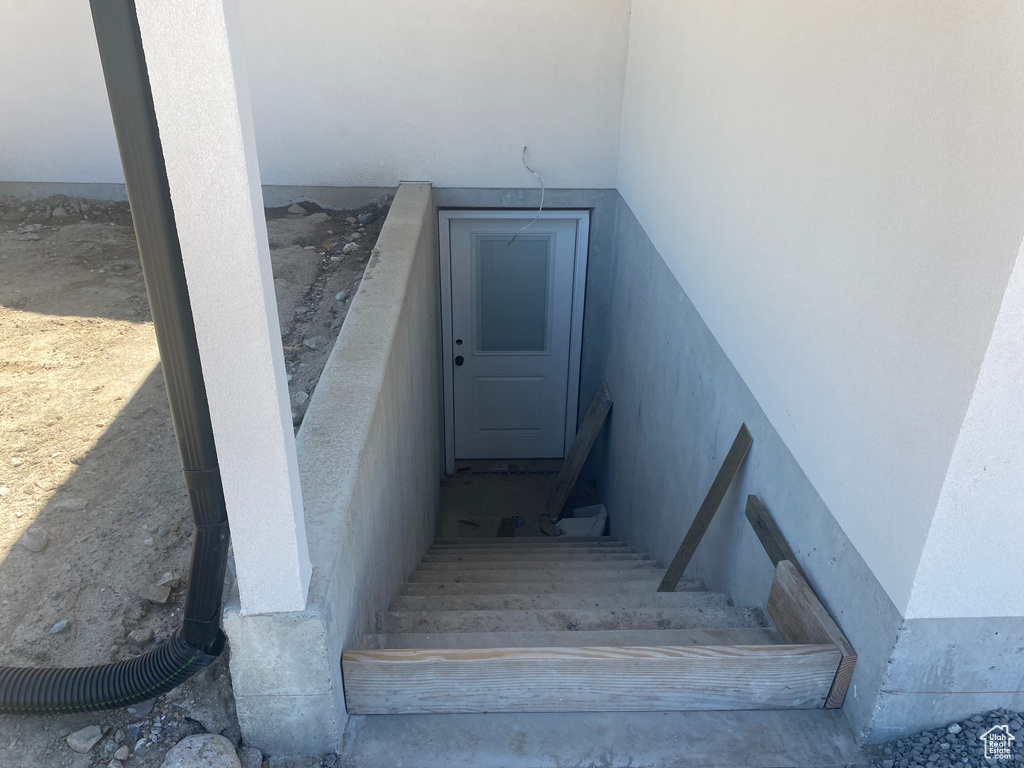View of stairs