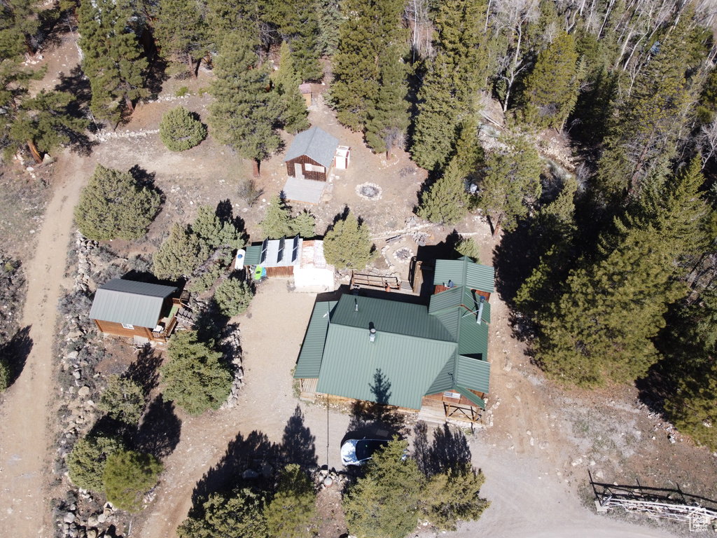 Aerial view of property and surrounding area