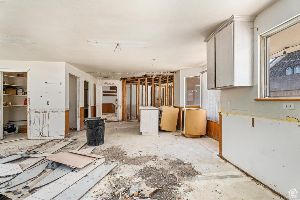 View of kitchen
