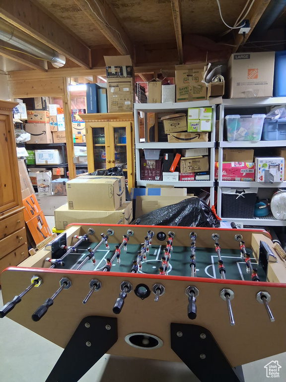 View of storage area