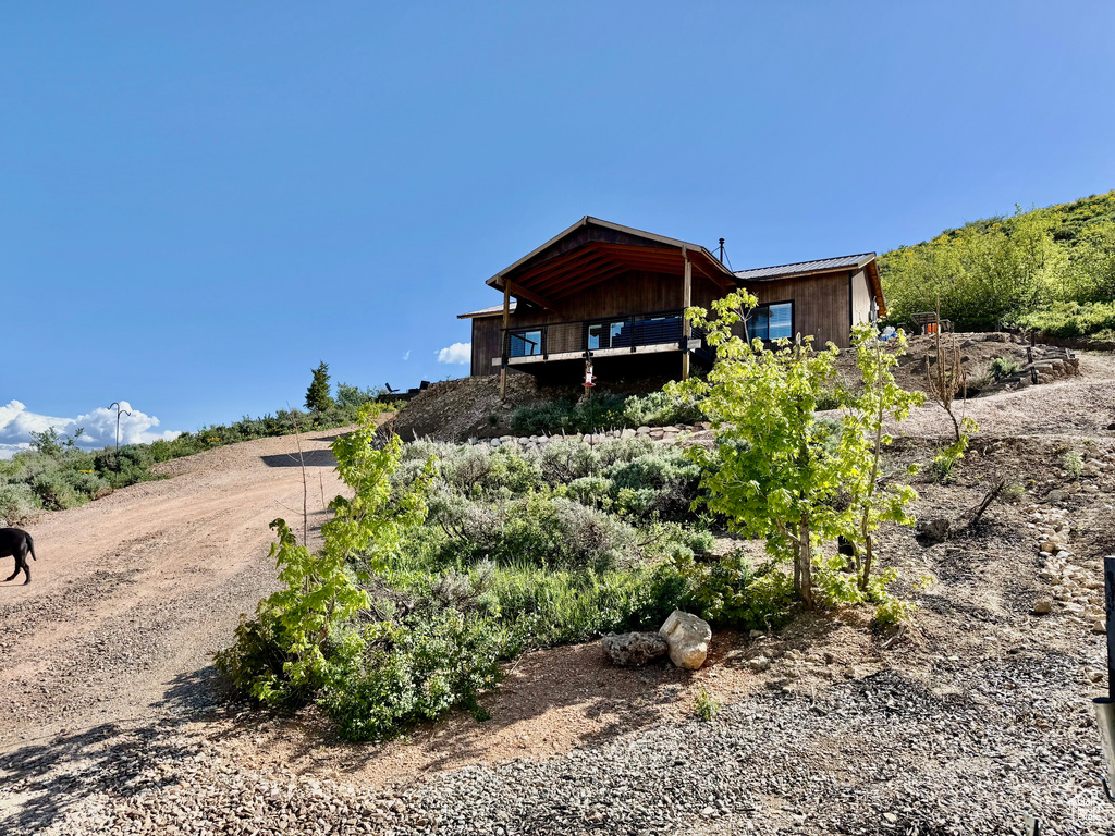View of back of house
