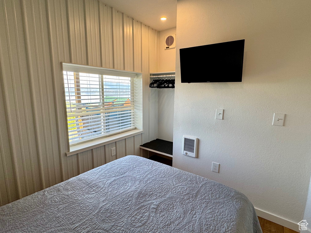 Bedroom featuring baseboards