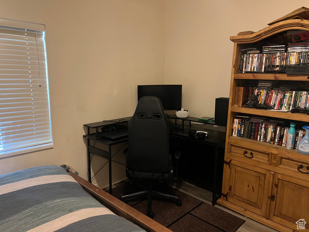 Bedroom featuring a desk