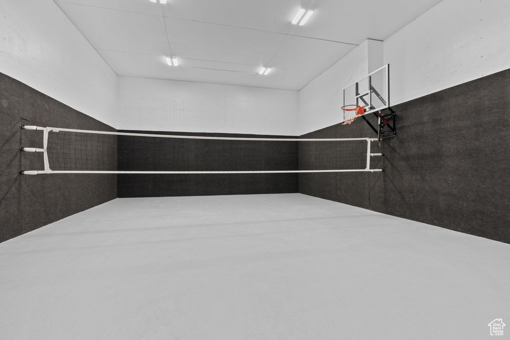 View of sport court with basketball court