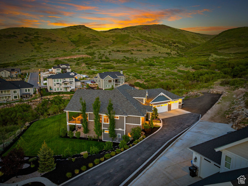 View of mountain backdrop