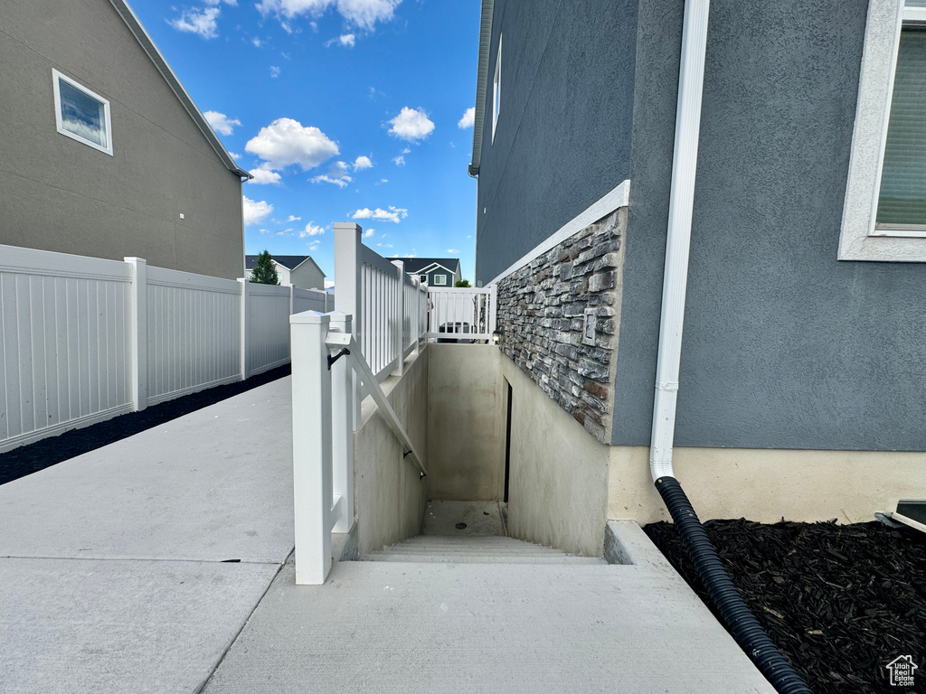 View of staircase