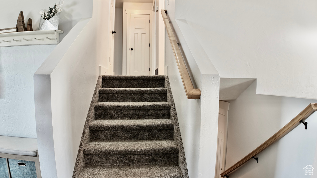 View of stairway