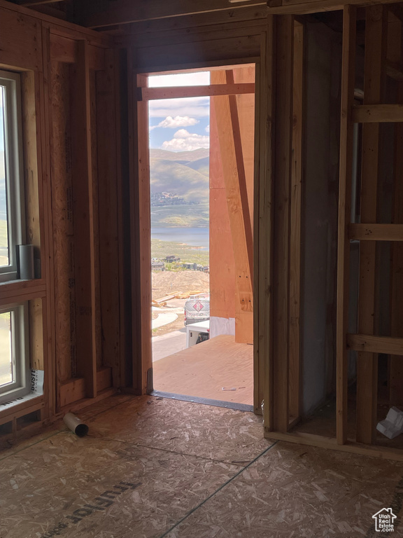 Doorway to outside featuring healthy amount of natural light