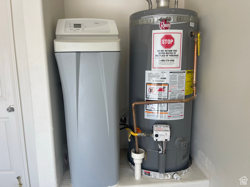Utilities with gas water heater