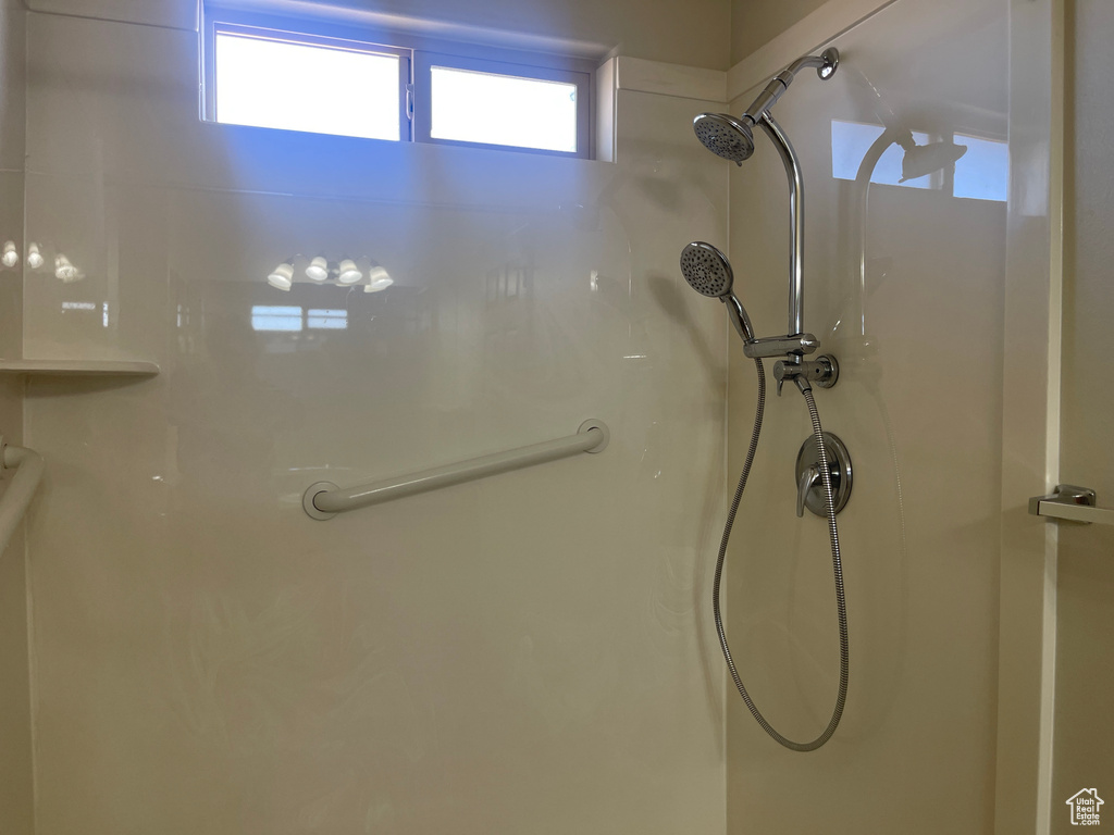 Bathroom with a shower