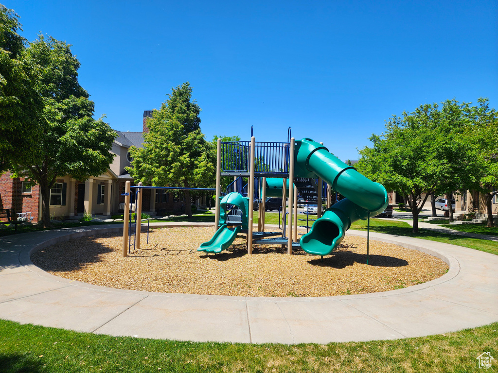 View of community jungle gym