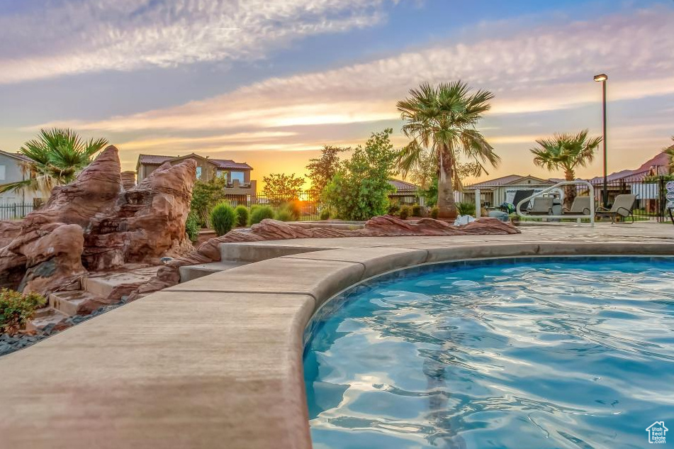 View of outdoor pool