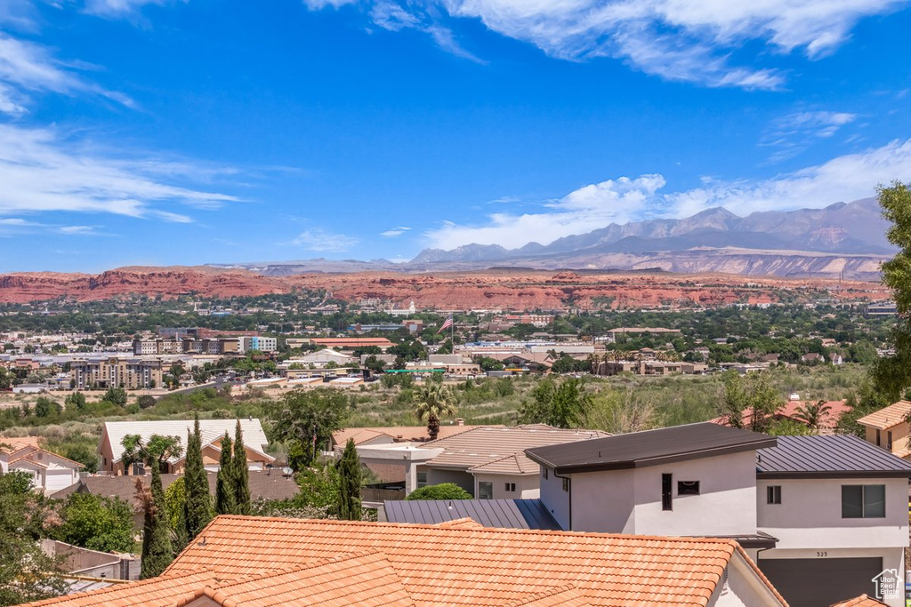 View of mountain background