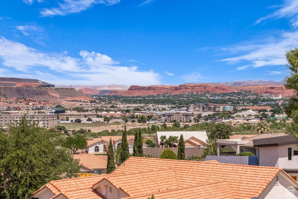 View of mountain background