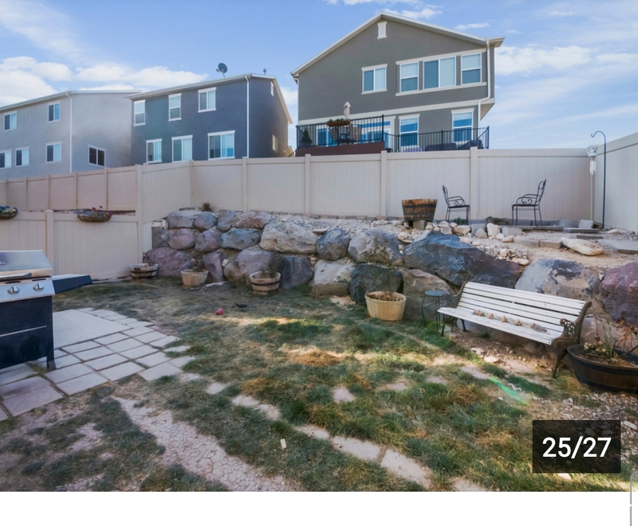 View of yard featuring a patio area