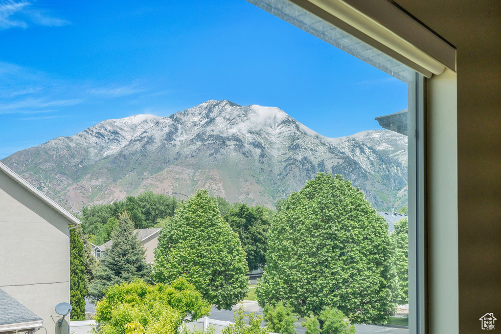 View of mountain backdrop