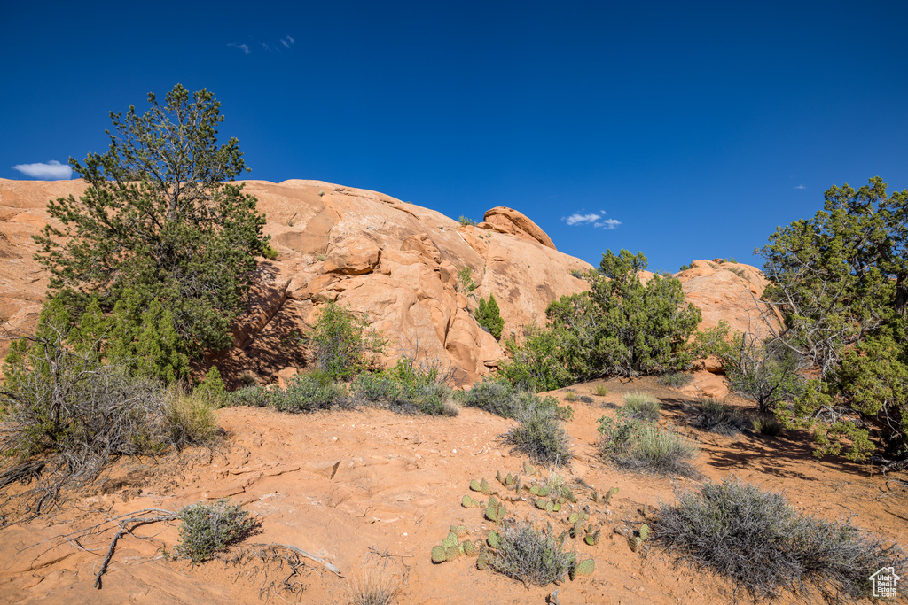 View of mountain background