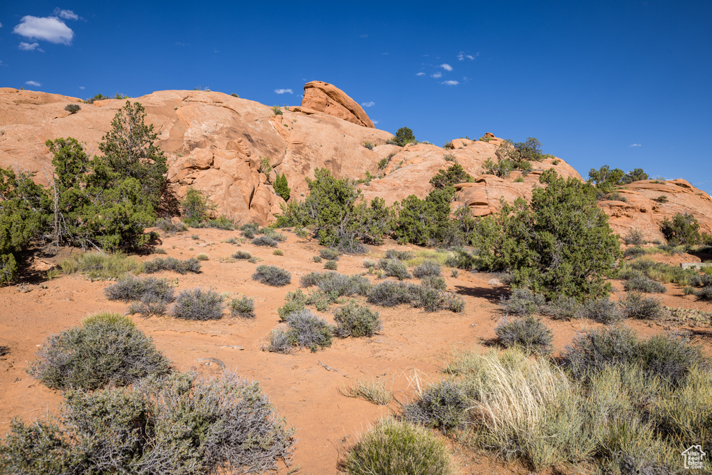 View of mountain background