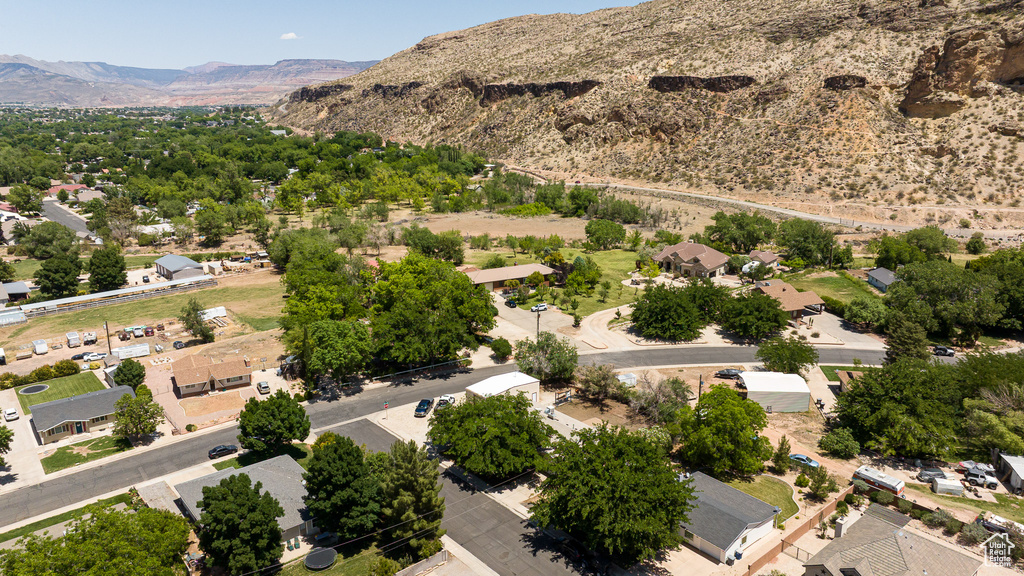 Drone / aerial view of mountains
