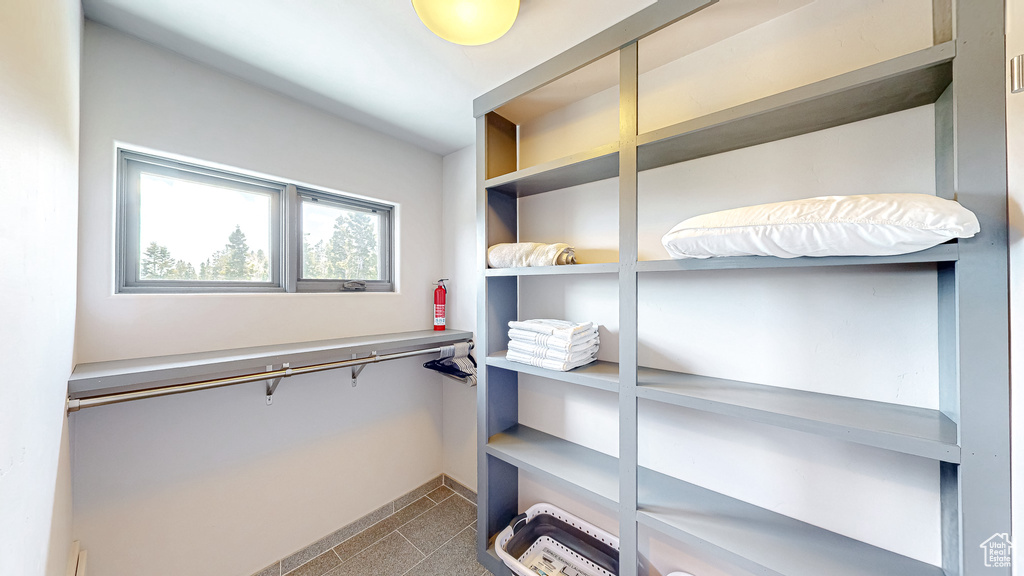 View of spacious closet