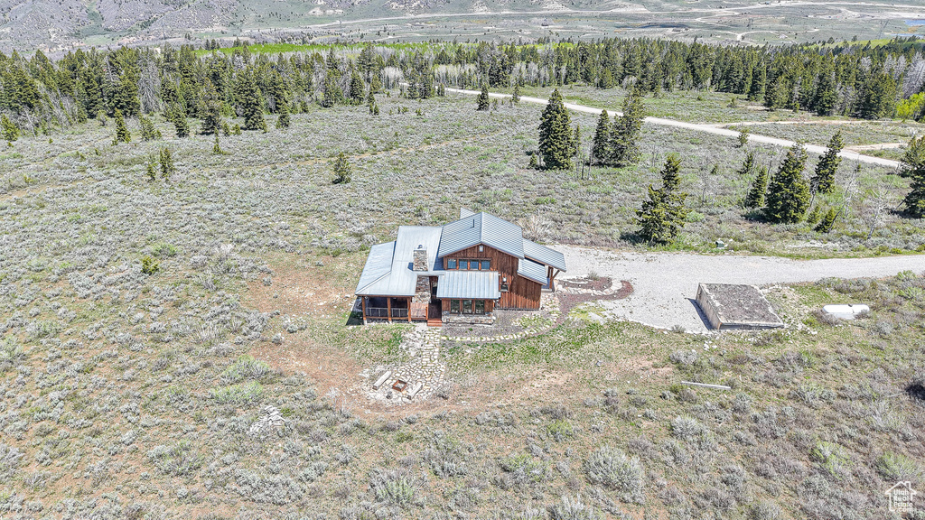 Aerial view of property and surrounding area