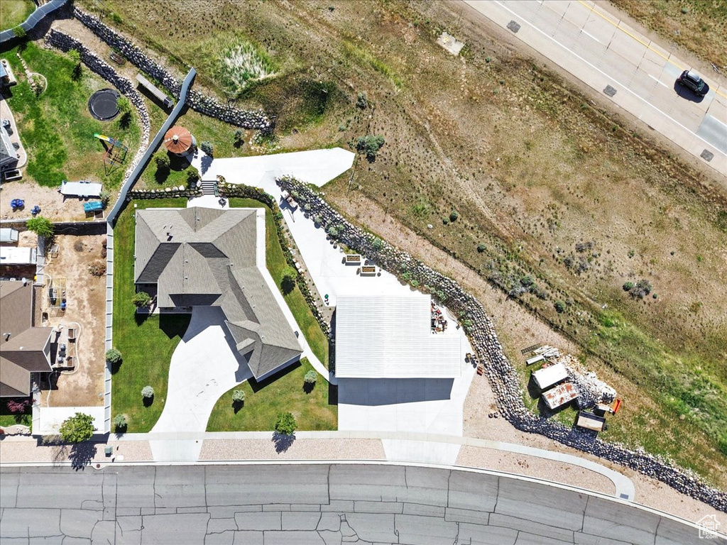 Aerial overview of property's location