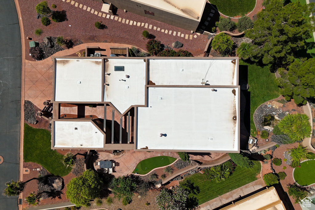 Aerial view of property's location