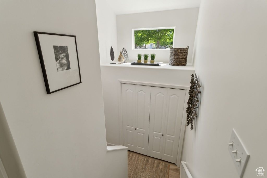 Detailed view of wood finished floors