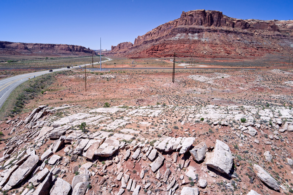 View of mountain backdrop