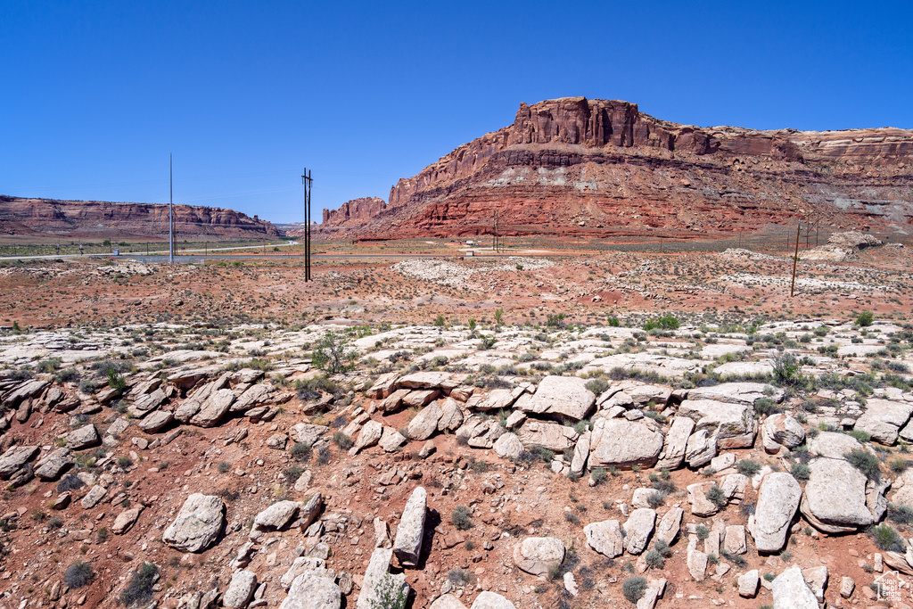 View of mountain background