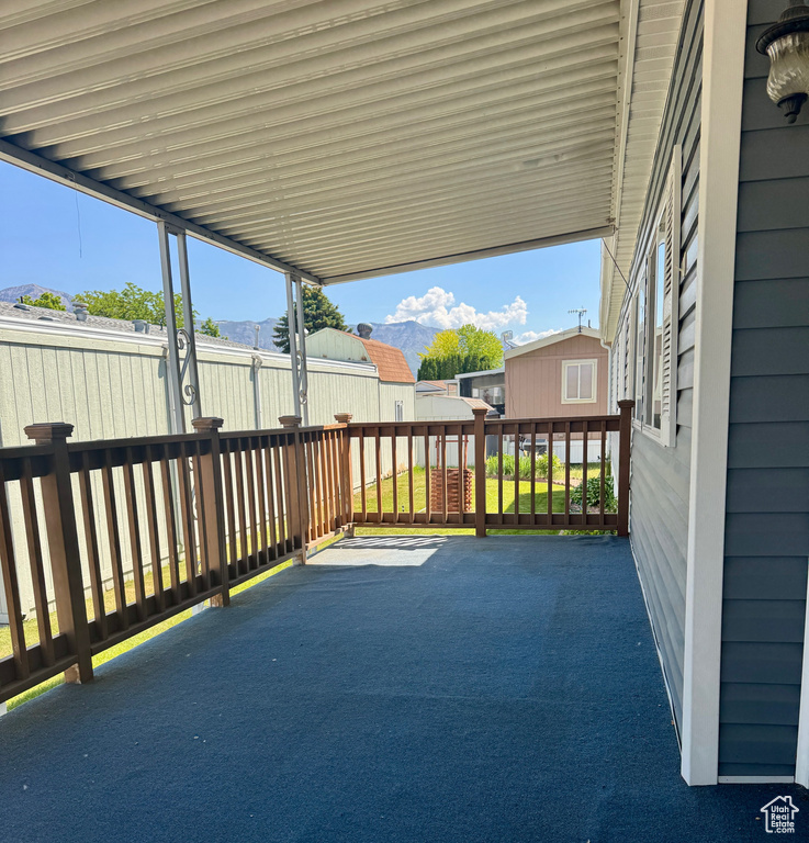 View of patio