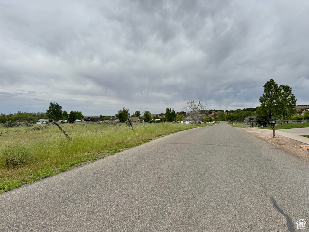 View of asphalt street