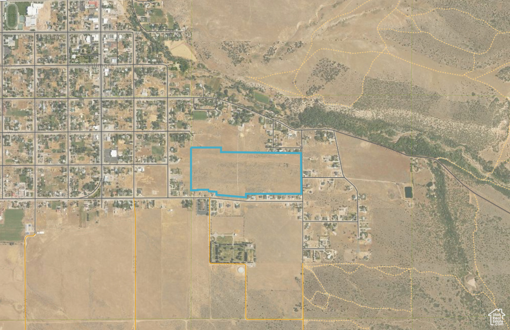 Map / location featuring property parcel outlined