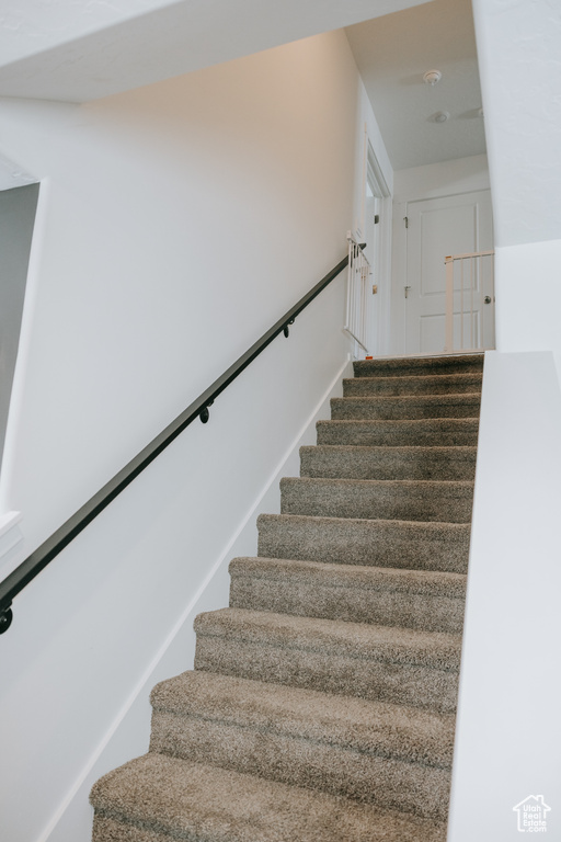 View of stairs