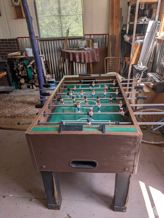 View of rec room