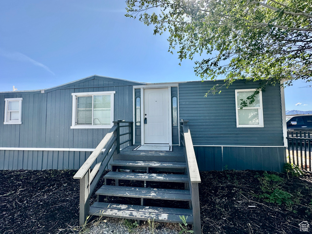 View of manufactured / mobile home